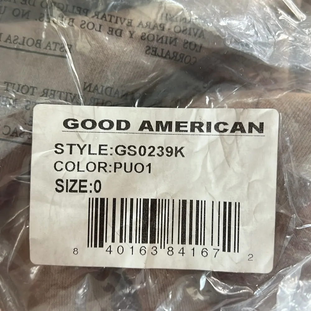 Good American Wide Leg Sweatpants in Putty, Size 0/XS New w/Tag - Image 7