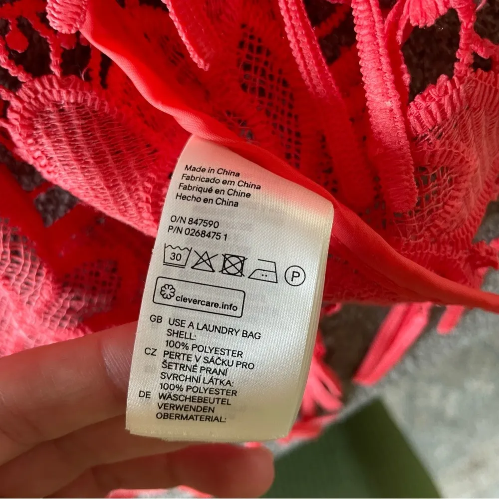 H&M Coachella Festival Bohemian Open Crochet Fringe Crop Top 14 - Image 7