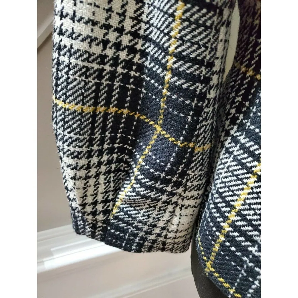 Mossimo Women's Multicolor Polyester & Wool Long Sleeve Button Pea Coat Size M Size M - Image 5