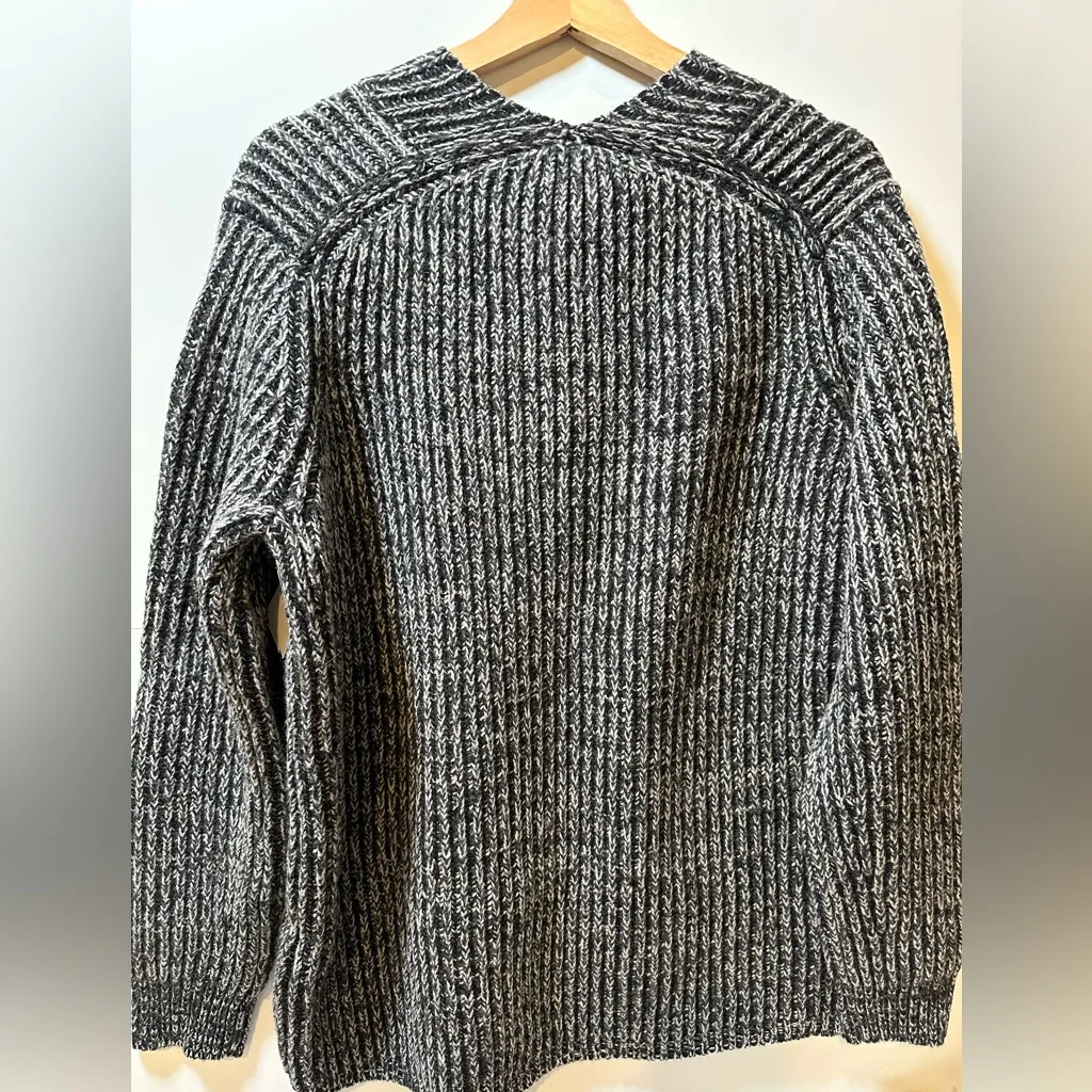 Acne studio Gray V-Neck Women's Sweater - Image 6
