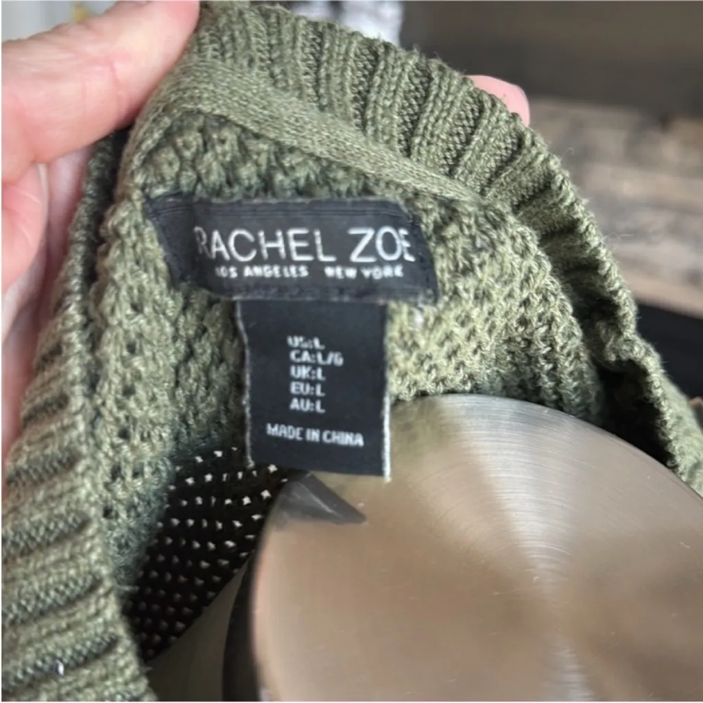 Rachel Zoe Olive Green Sweater - Image 9