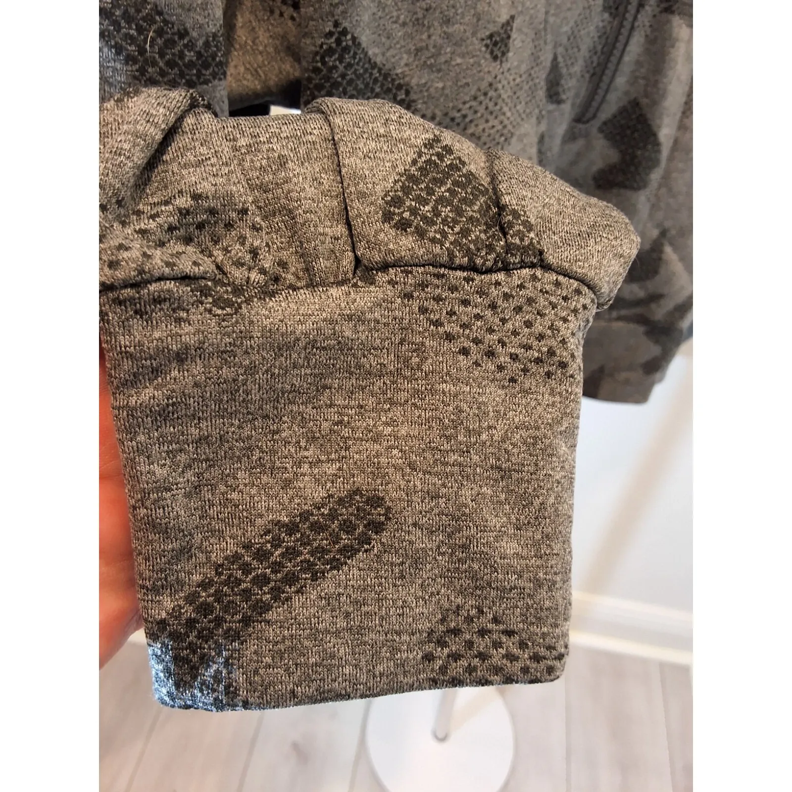 Mondetta Size M Womens Bella Half Zip Pullover Camo Athletic Top - Image 6