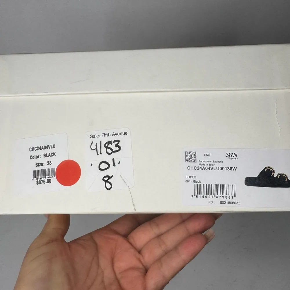 Balenciaga Le Cagole Women’s Slide Sandal Black Colo Size 38 New. - Image 11