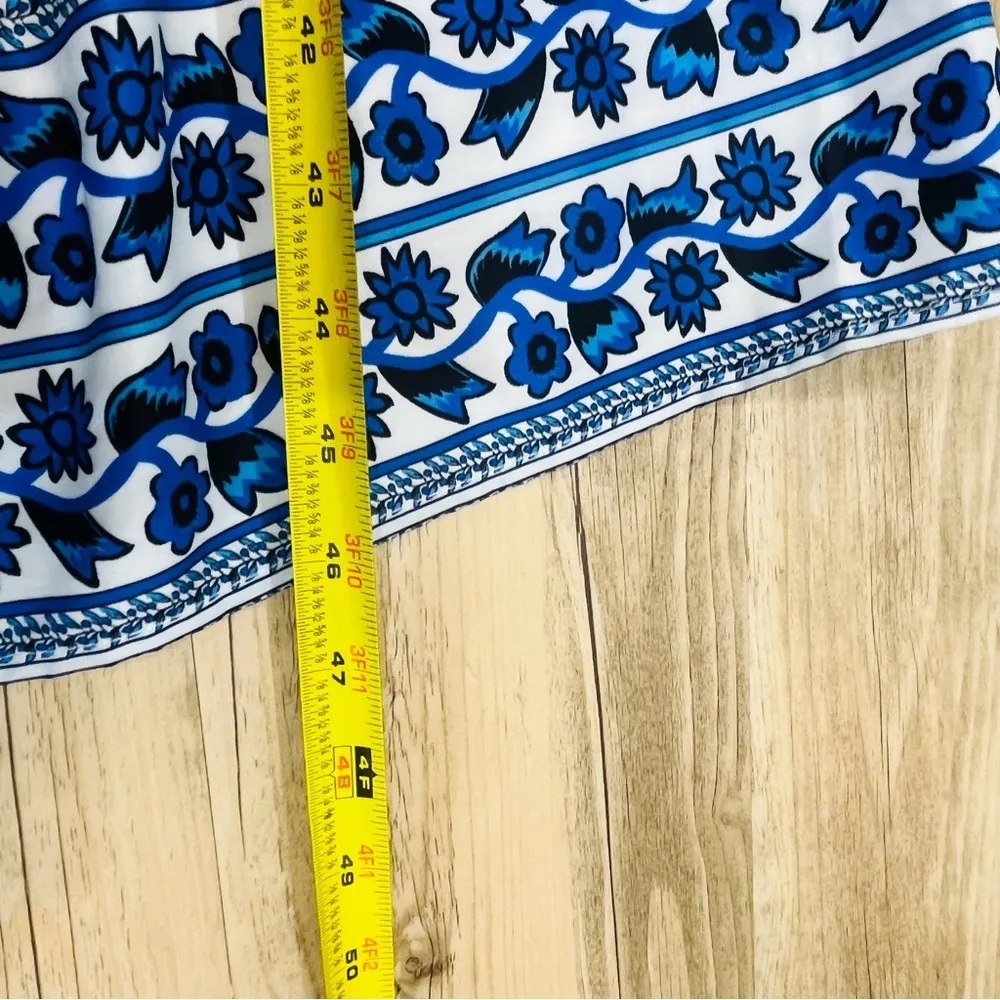 Boutique floral Blue Vintage Print V - Image 8