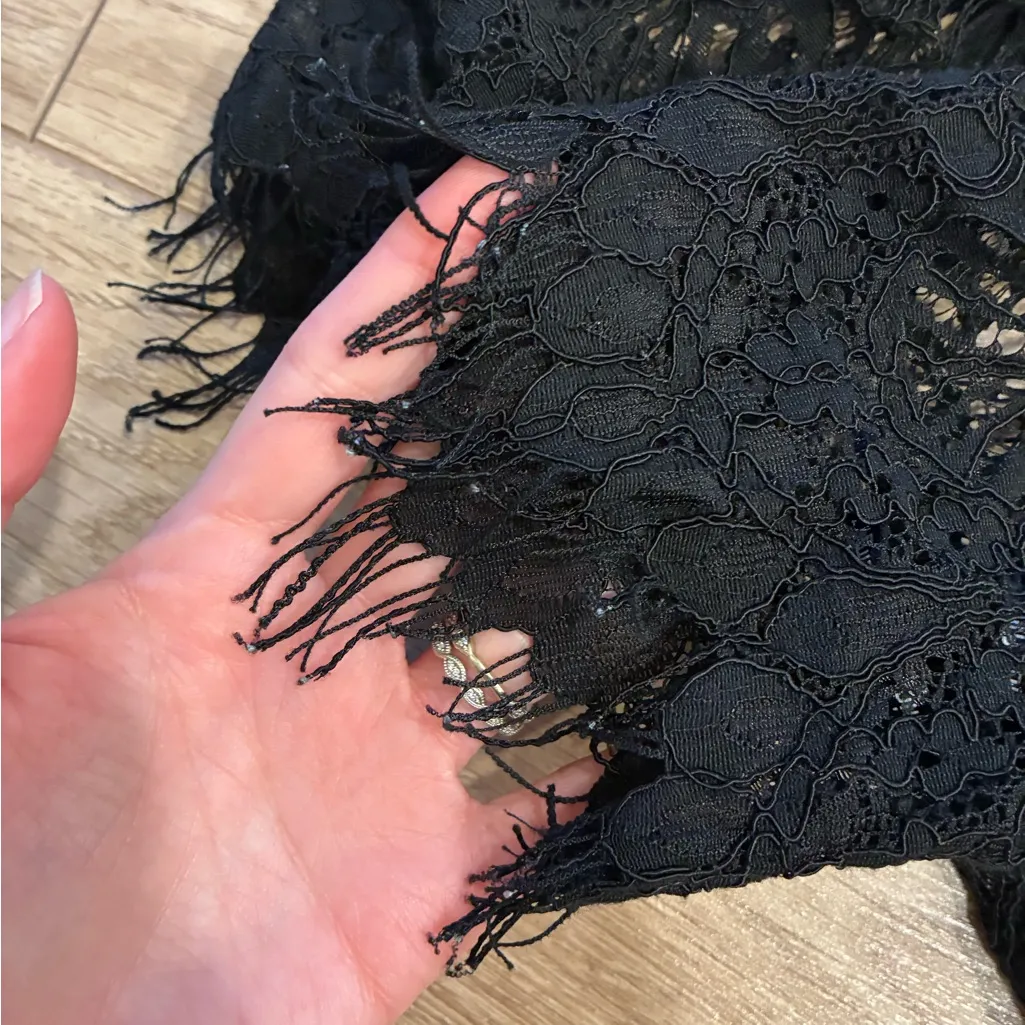 NWT City Chic Lace Off the Shoulder Mini Shift Dress Black Size XL/22 - Image 8