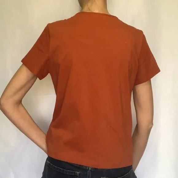 Alfred Dunner Petites Floral Embroidered Tee Shirt T-Shirt Mesh Beading Small P - Image 2