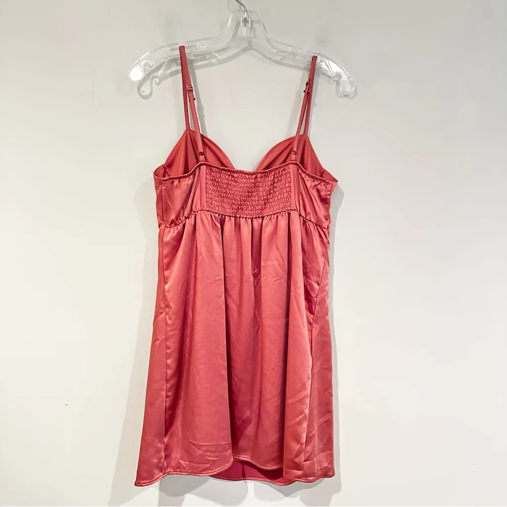 Wild Fable Satin Slip Dress Women's Medium Rose Pink‎ Y2K Coquette Dainty Hippie - Image 6
