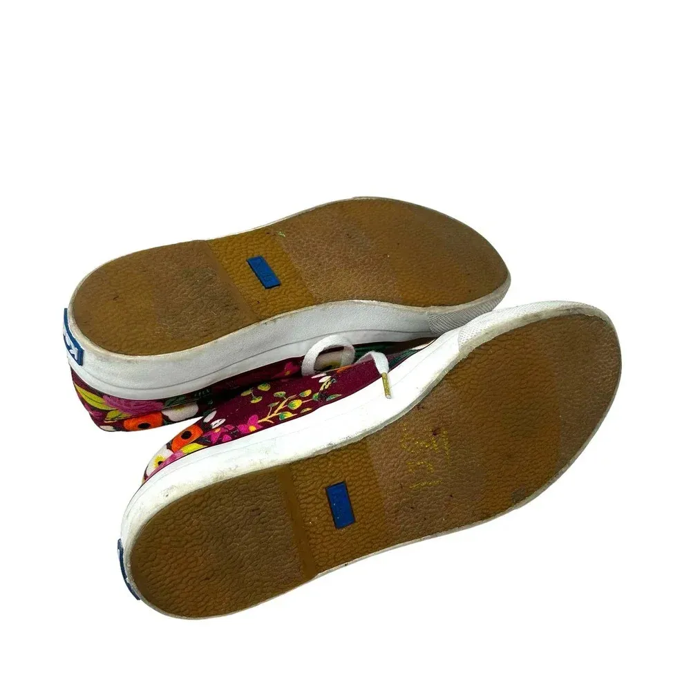 Keds x Rifle‎ Paper Co. Anchor Vintage Blossoms in Burgundy Size 6 - Image 6