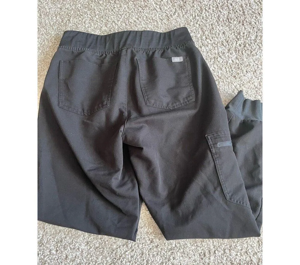 FIGS  Womens Zamora Jogger Scrub Pants Black Size XS Medical Nursing Technical - Image 6