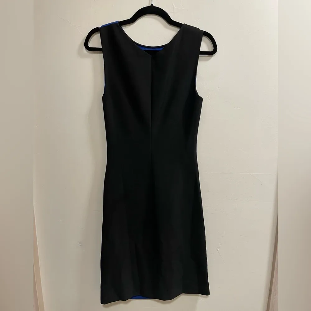 DVF Diane Von Furstenberg LAURA Stretch
Colorblock Dress - Image 5