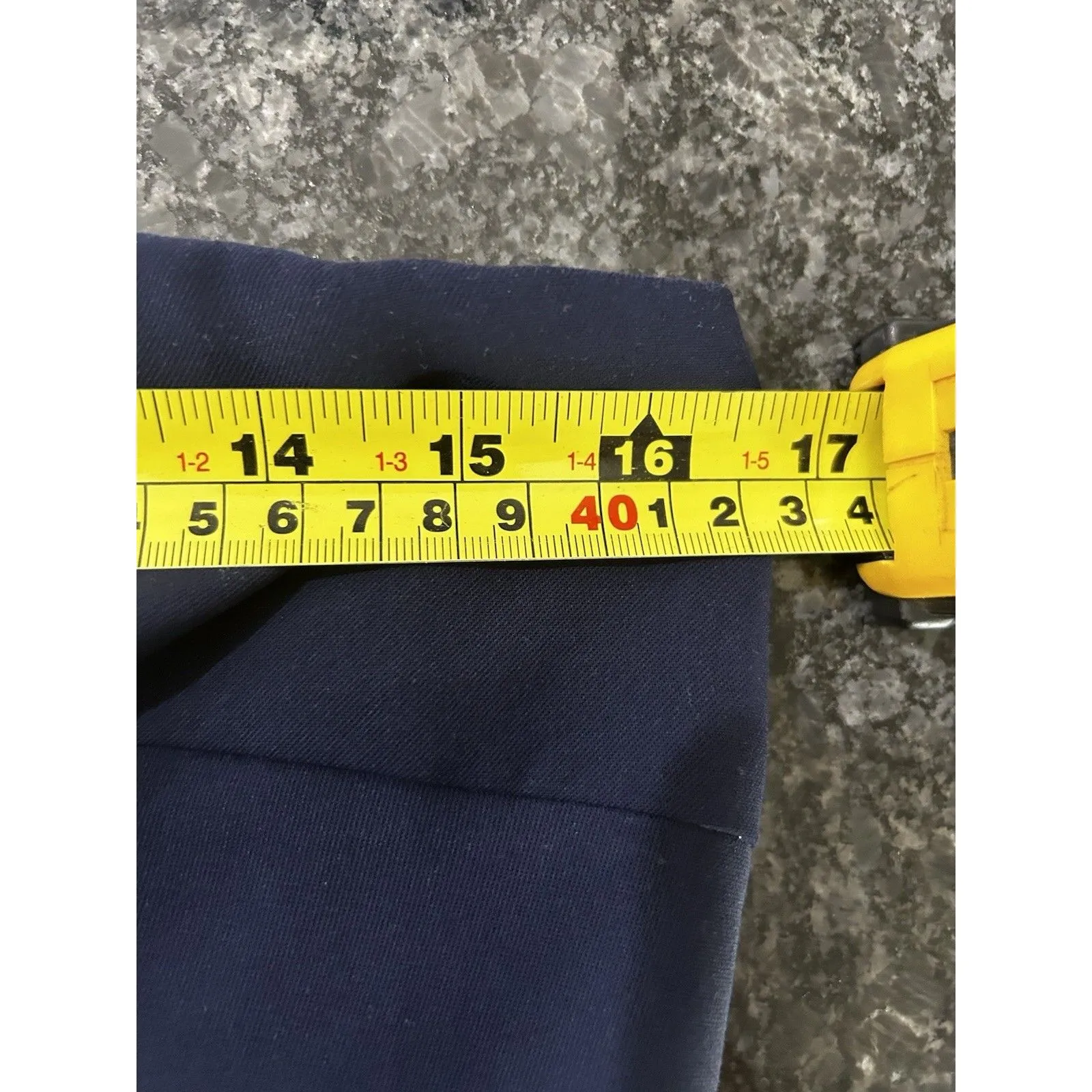 Women’s NAVY Blue Strapless Faux Wrap Skirt Size Large Wedding Formal Cocktail - Image 4