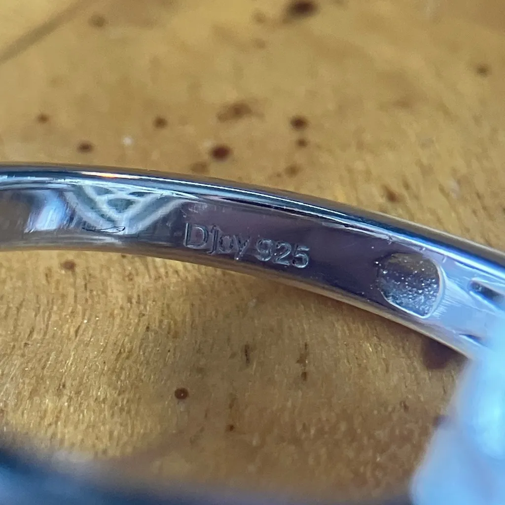 Natural Connemara Marble Sterling Silver Claddagh Ring Discounted Size 9 Green - Image 6