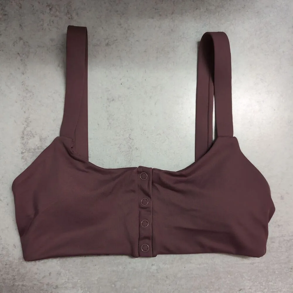 Andie Swim The Snap Scoop Top Cactus Flower Strappy Solid Bikini Top XS NWT - Image 2