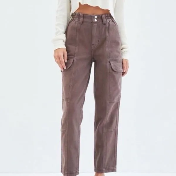 PacSun Brownie Utility Elastic waist Cargo Jean Pants - Image 2