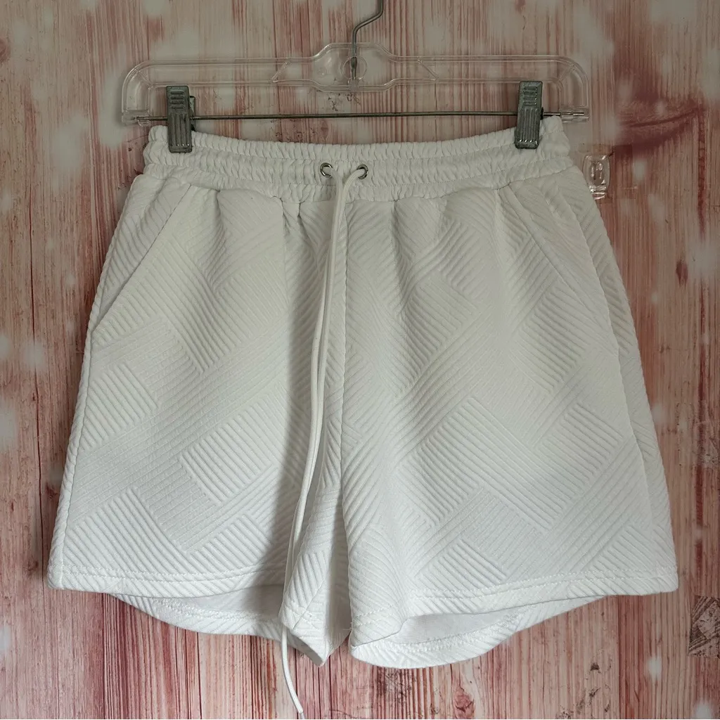 Amazon Dokotoo White Textured 2 Piece Shorts Set - Image 3