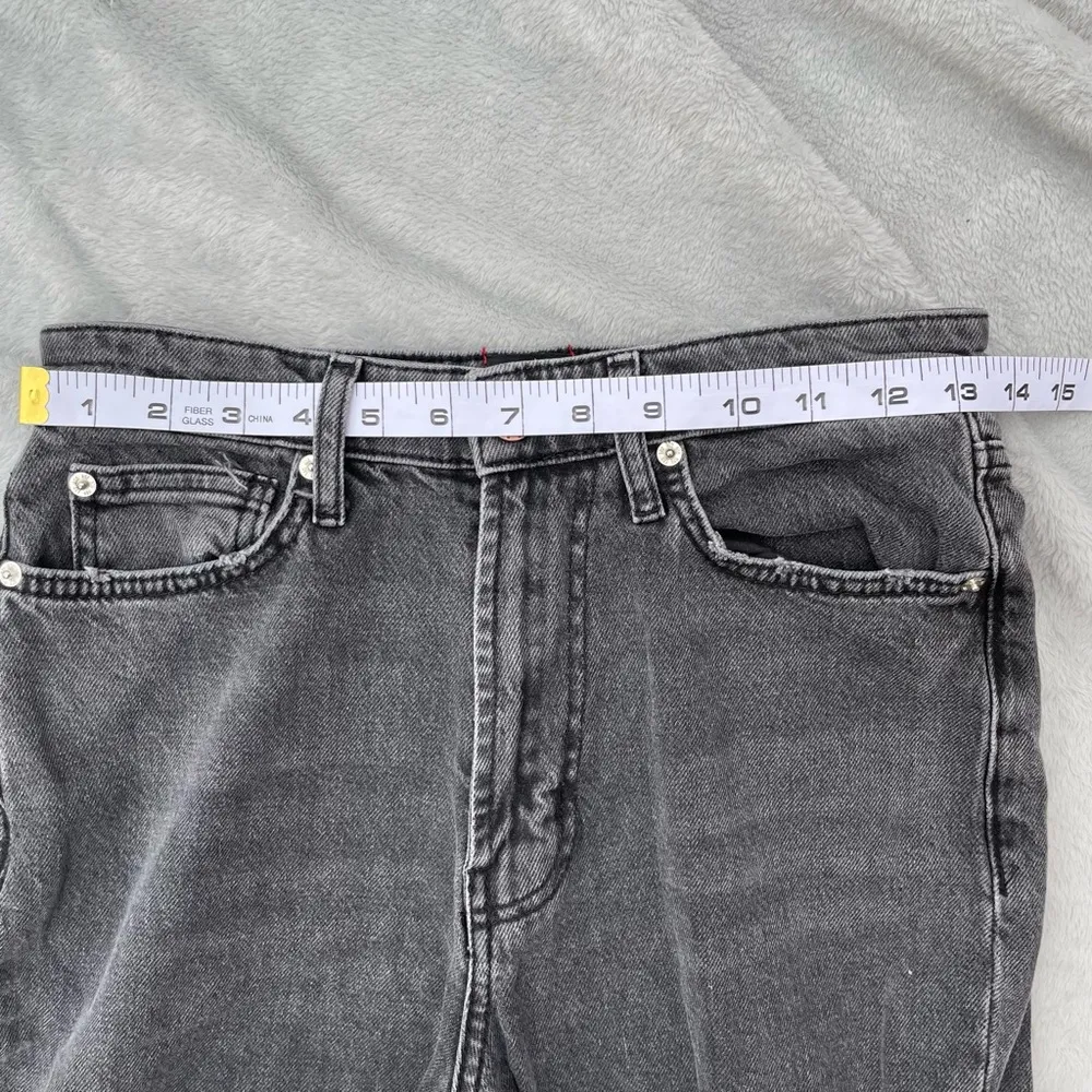 BGD by Urban Outfitters High Rise Distressed Grunge Flare Grey Denim Jeans 26 - Image 3