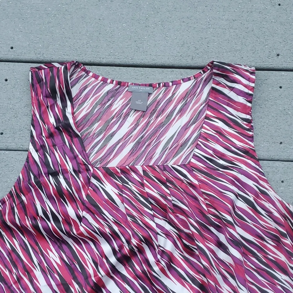 Ann Taylor Silky Sleeveless Blouse - Image 7