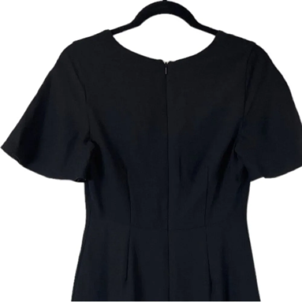 Banana Republic Midi A-line Dress V-neck Flutter Sleeves Flounce New Women’s 0 - Image 5