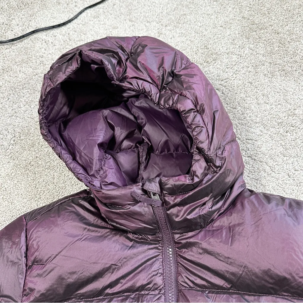 Eddie Bauer Women’s EB550 Luna Peak Down Parka Jacket Coat Hooded in Purple S - Image 8