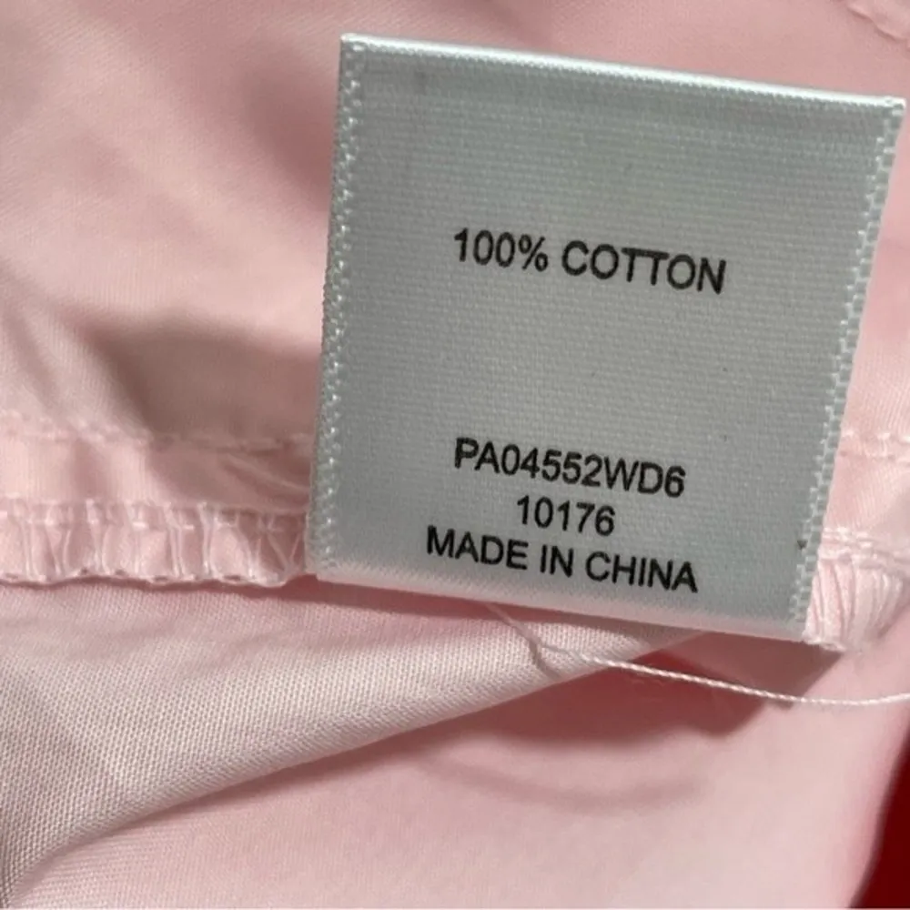 MESHKI AMARA Parachute Pants Baby Pink Size SMALL Cargo Pocket Toggle Drawstring - Image 10