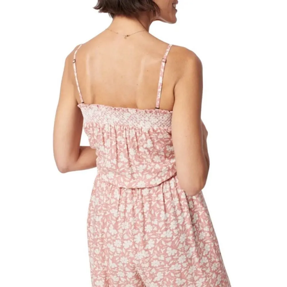 💕FAHERTY💕 Renata Floral Jumpsuit ~ Coral Nusa Floral Small S NWT - Image 6