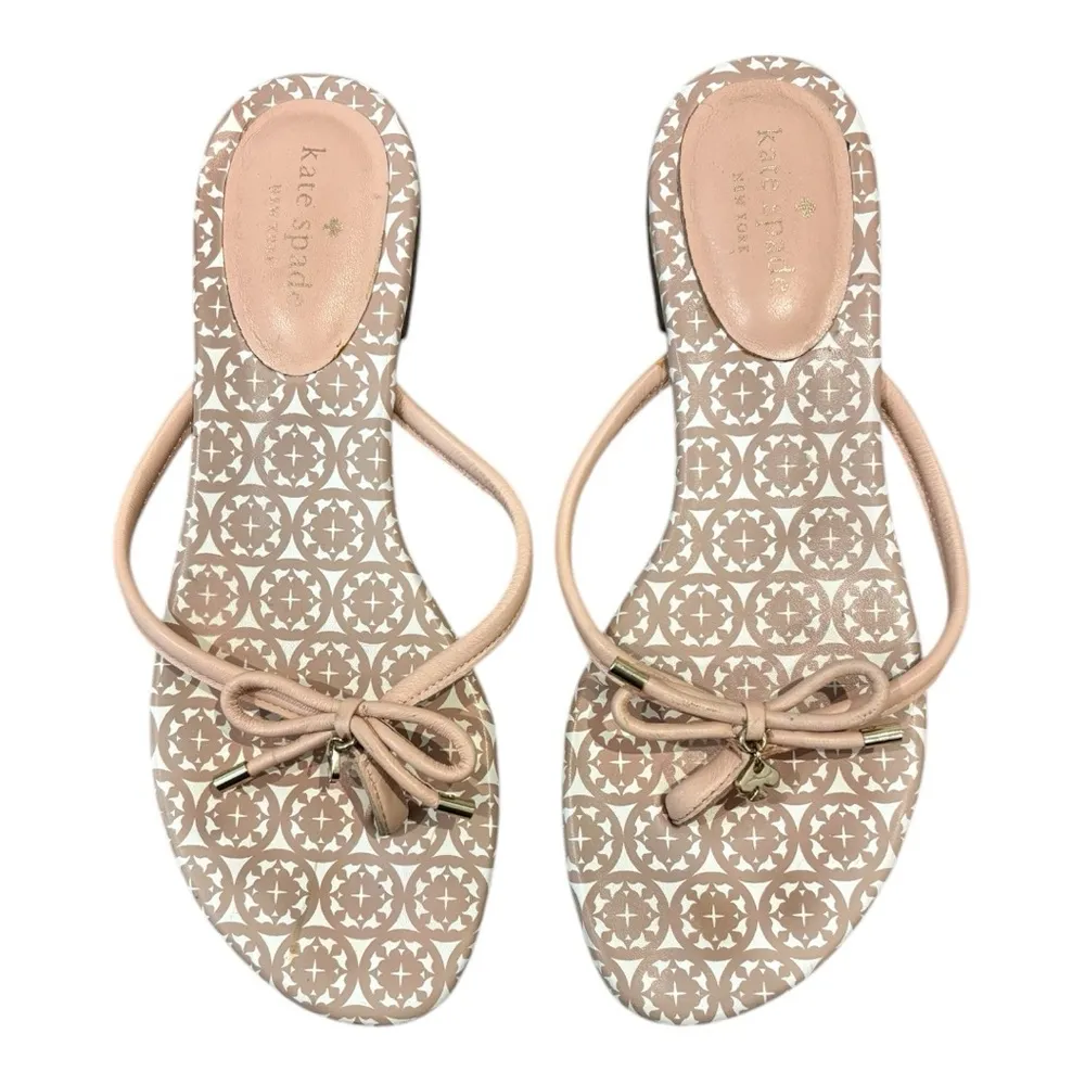 Kate Spade New York Mistic Bow Flip Flops Size 8.5 - Image 3