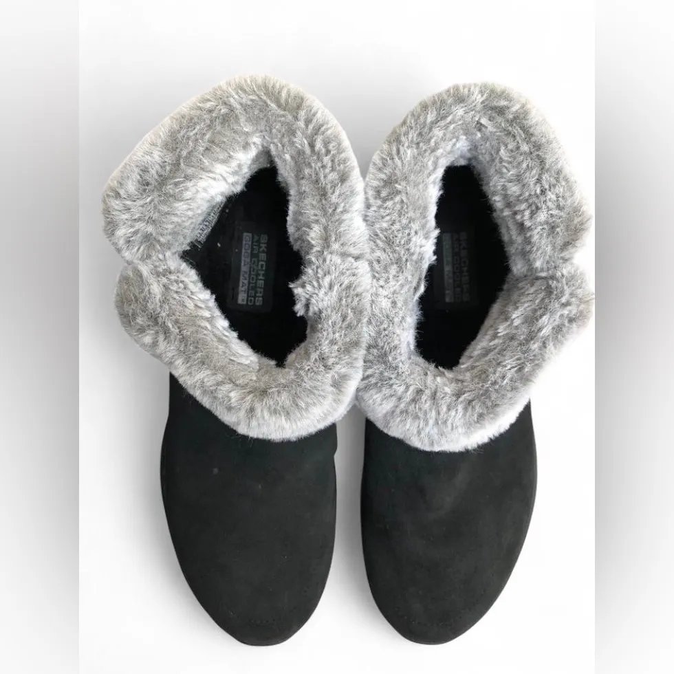 Skechers Womens 8.5 On The Go Joy Savvy Side Zip Boot Black 144003 - Image 7