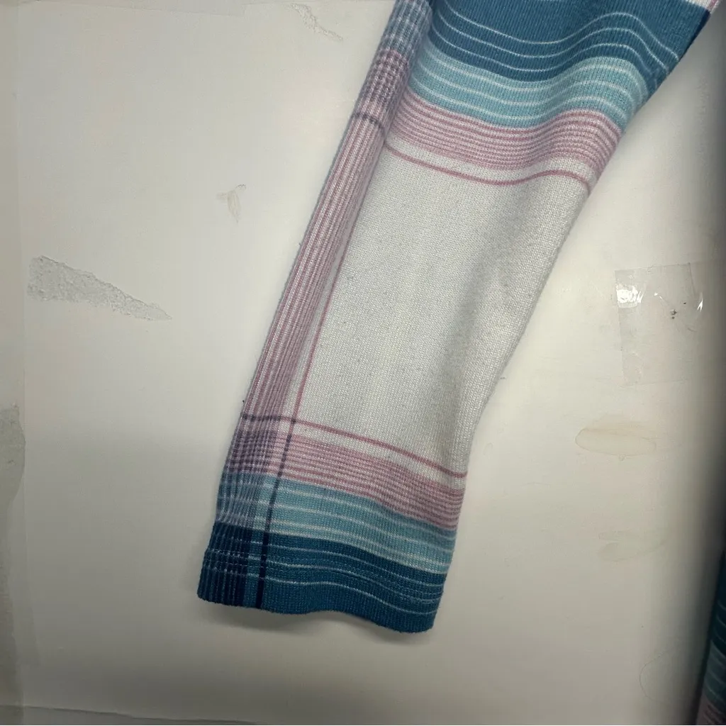 Plaid Open-Front Cardigan LuLaRoe size large - Image 3