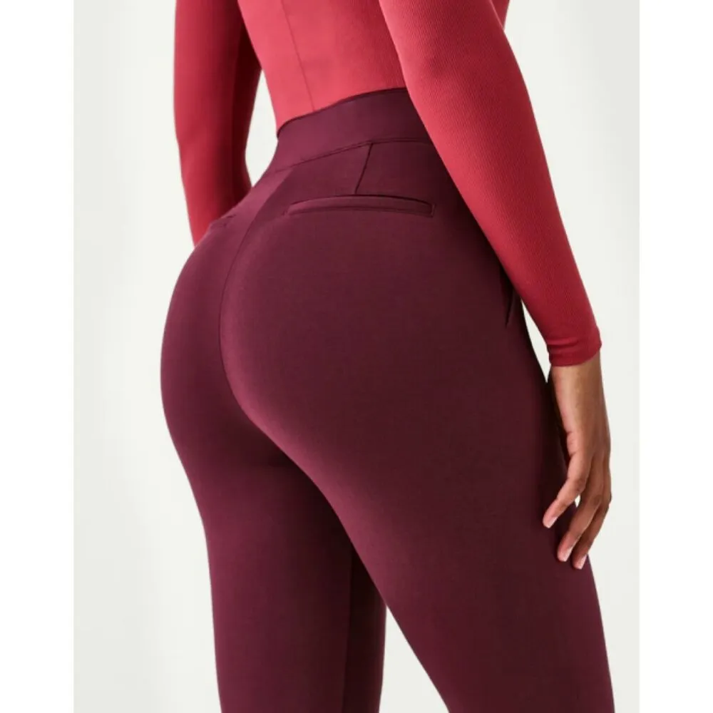 Perfect Pant Kick Flare Chianti Ponte High-Rise Waist Shapewear Slacks 3X - Image 4