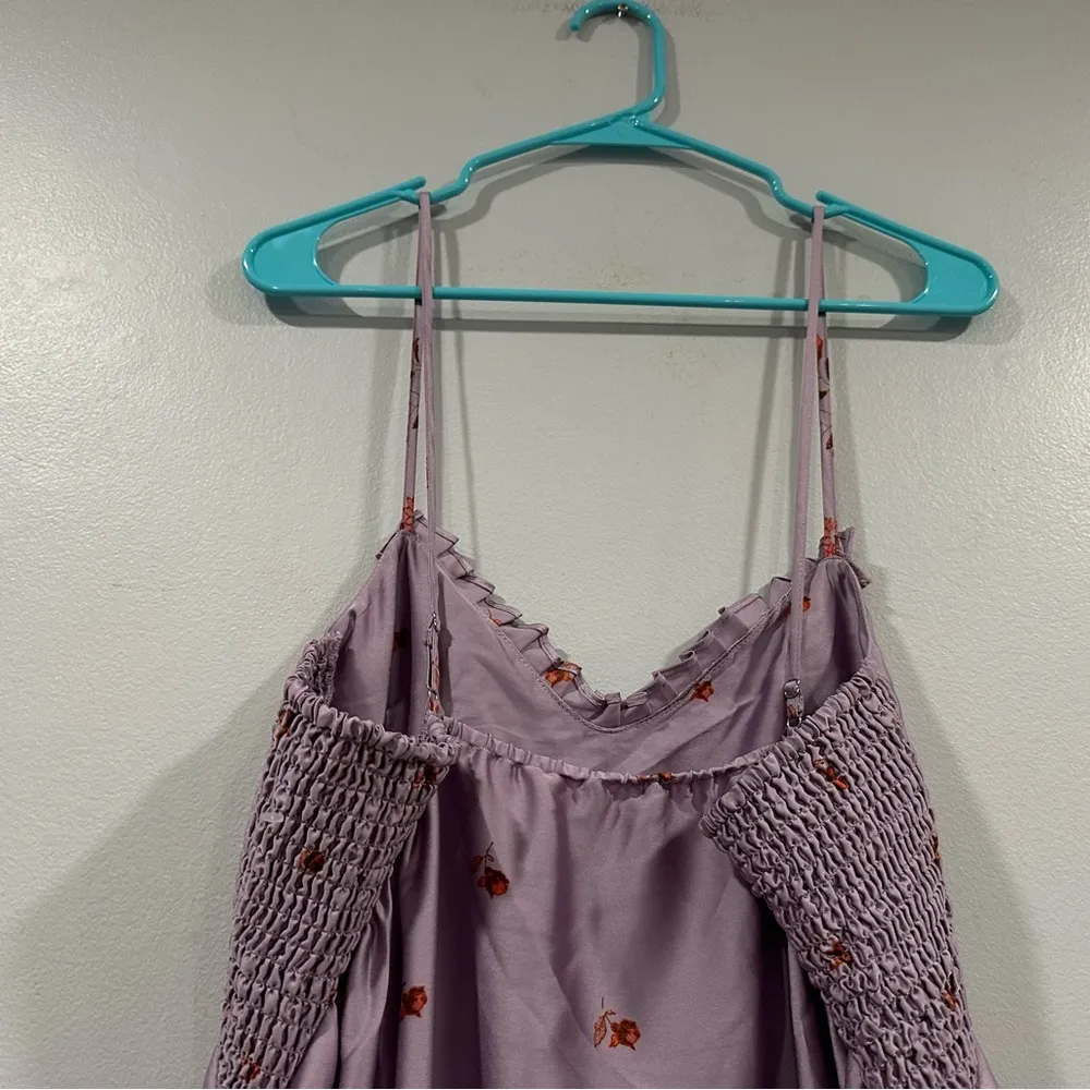 Free People On My Own Printed Midi Dress Medium M NWOT - Image 5