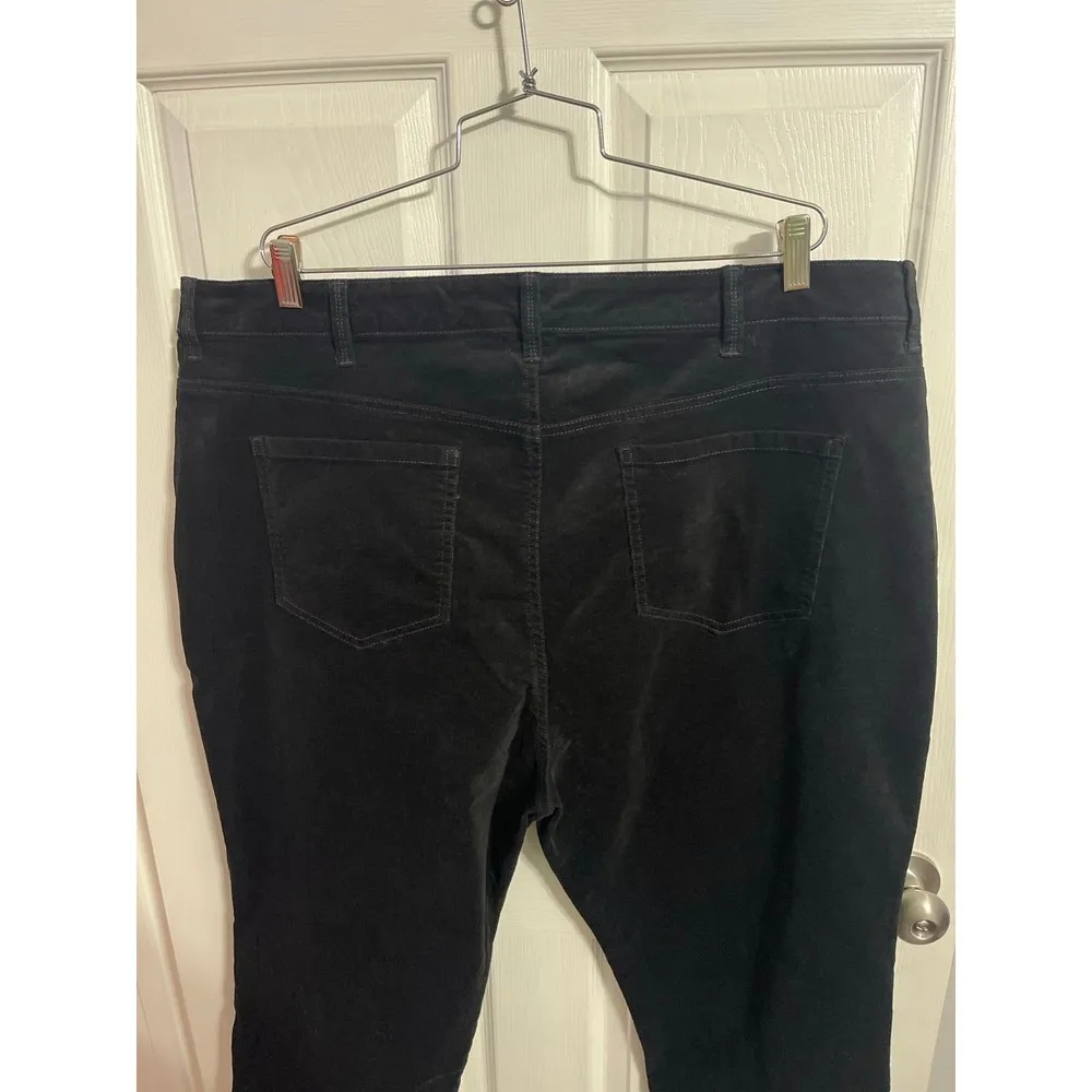 Gloria Vanderbilt Amanda Corduroy Pant Black Size 24W New With Tag - Image 4