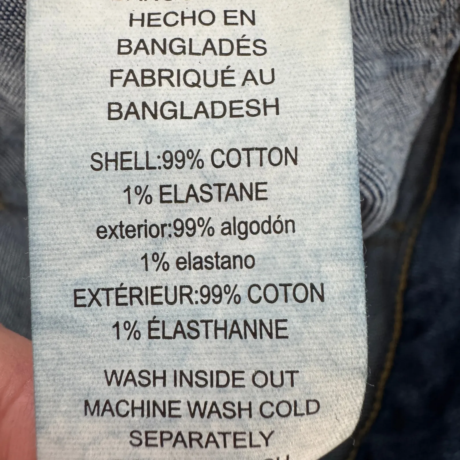 Michael Kors Cargo Jeans Women Size 14 Petite Blue Utility Pocket Denim Pants - Image 11