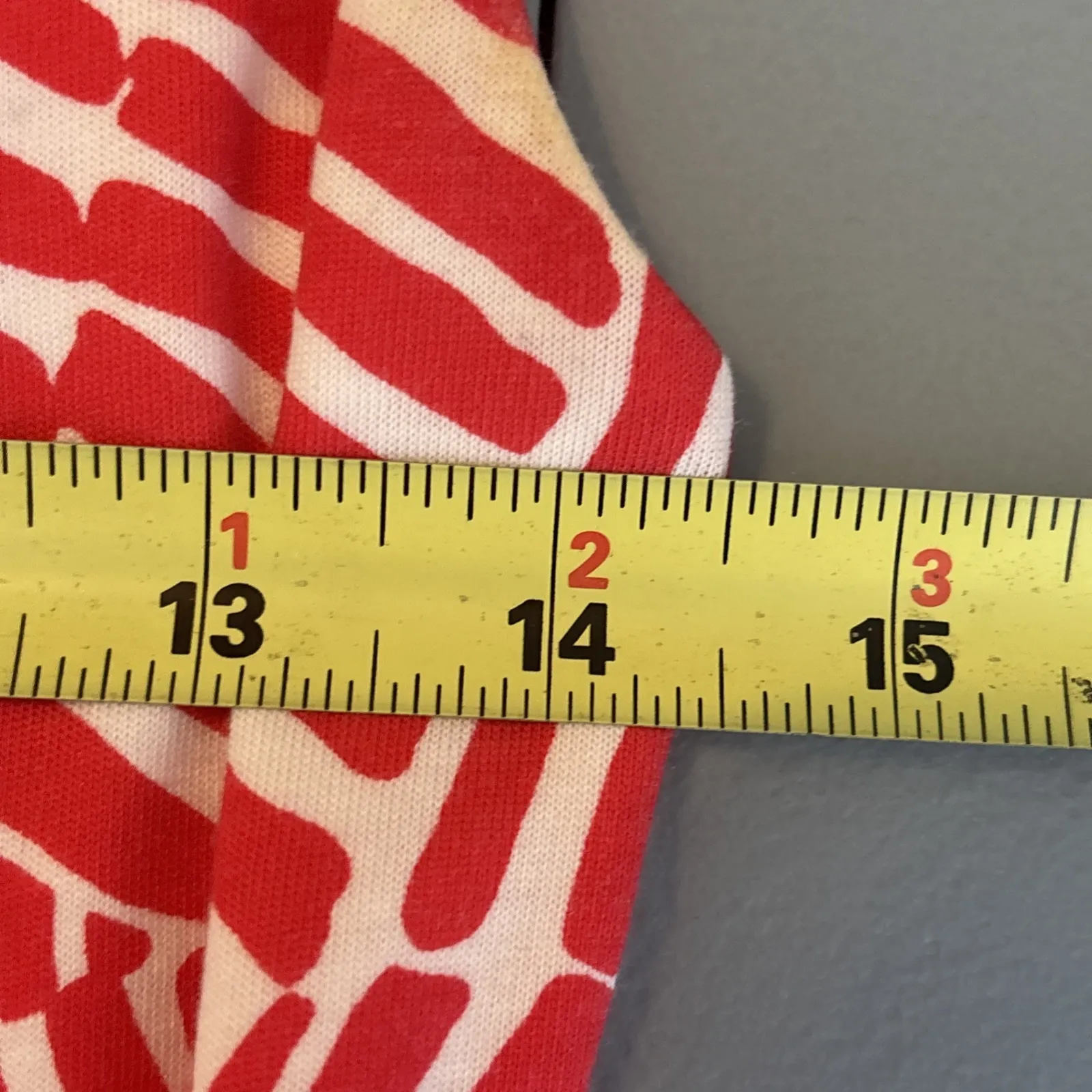 Boden Dress Womens 2 R Knit Faux Wrap Red White Summer Modal Modern Pockets - Image 13