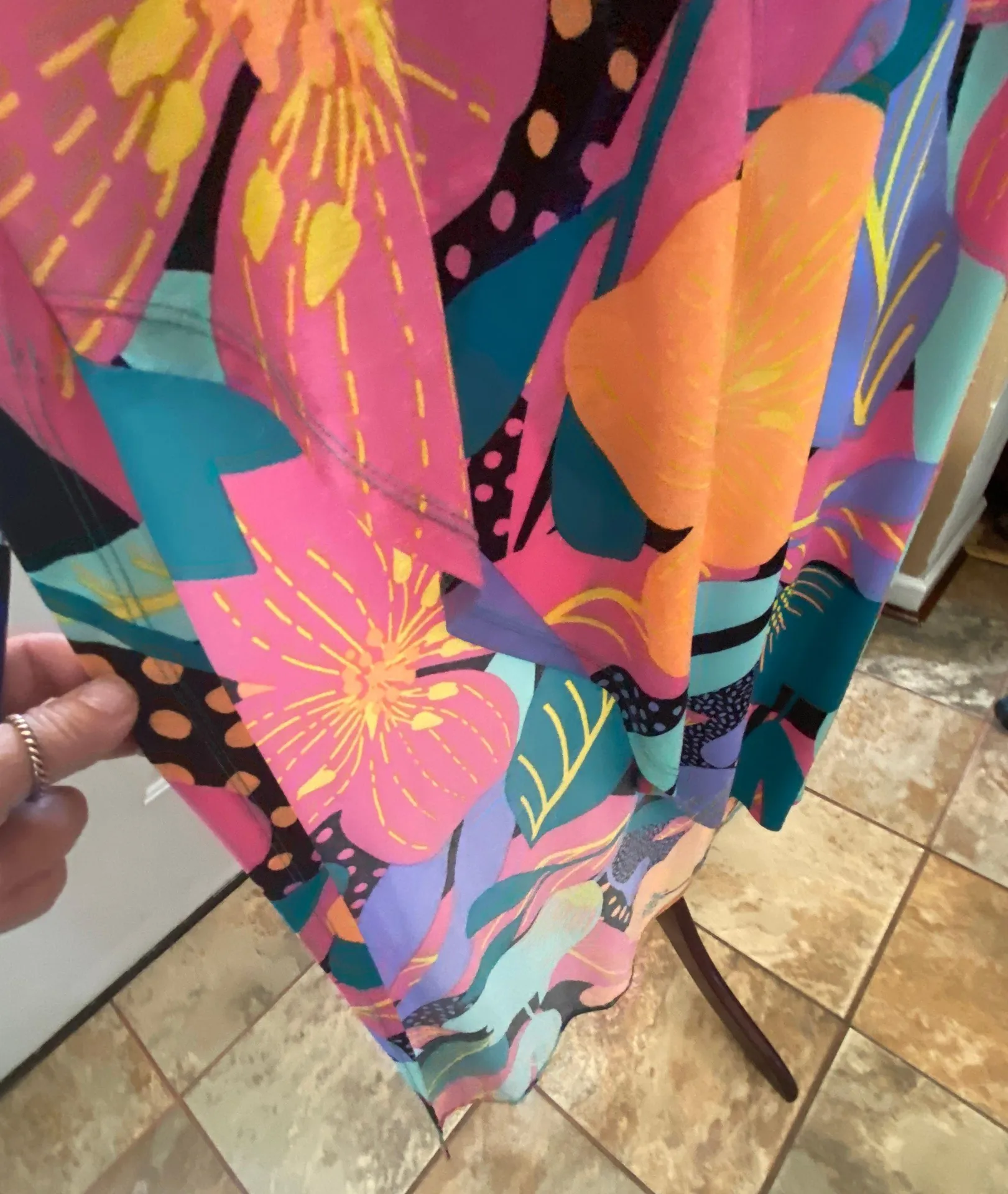 ASYMMETRICAL HIGH LOW DRESS  SIZE 14/16 - Image 2