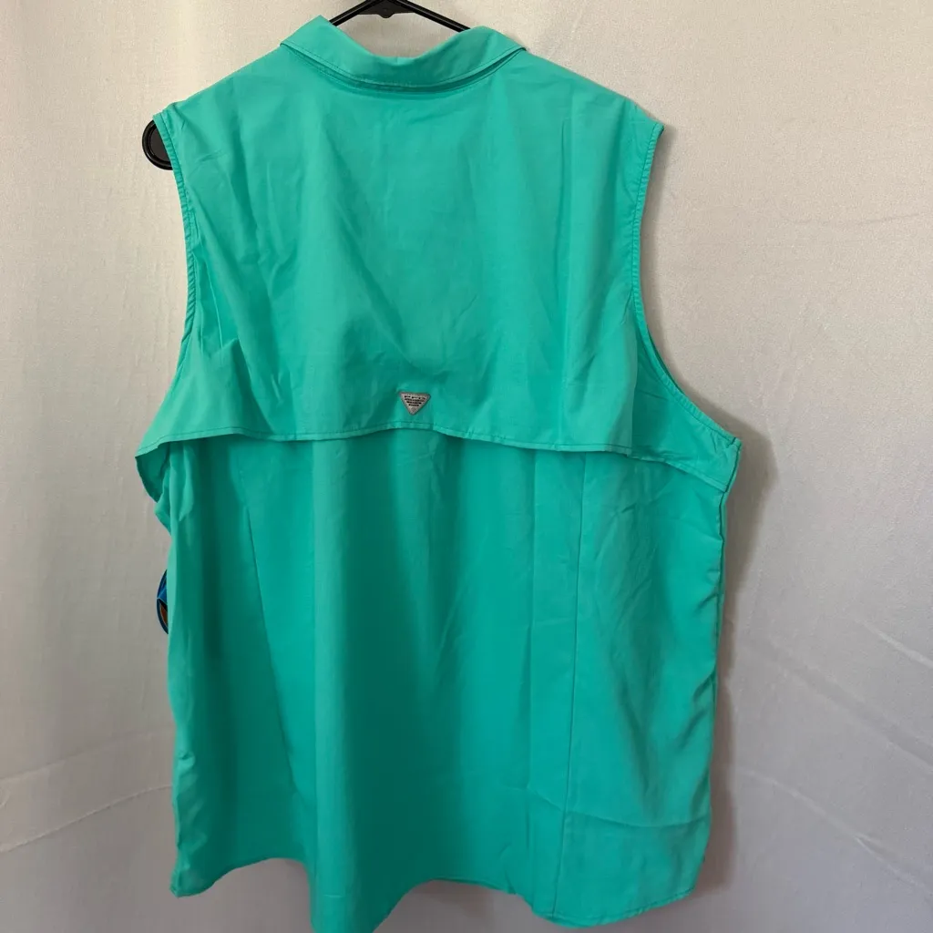 🌟New Columbia Women's Plus Size Tamiami sleeveless Button Down Shirt - Image 5