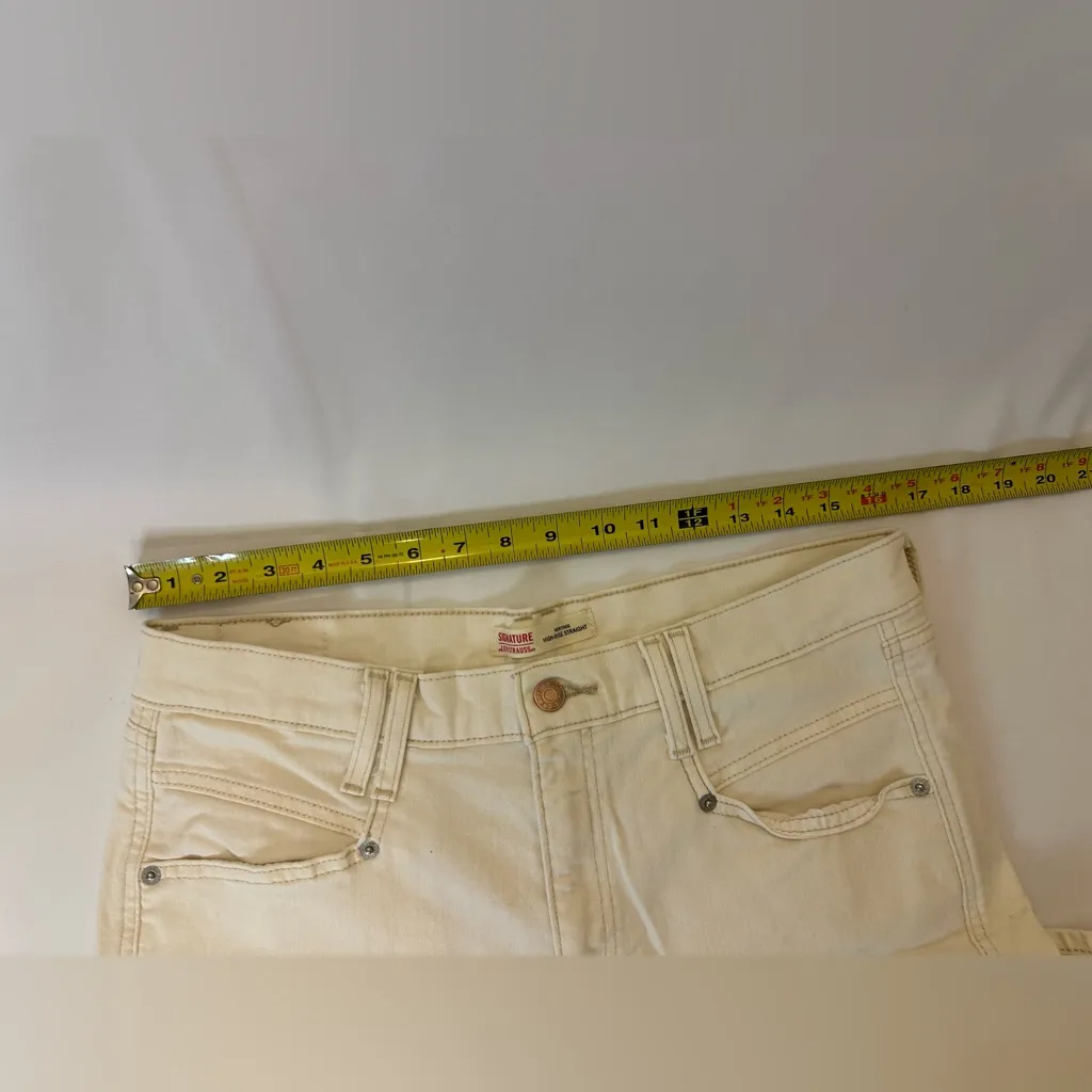 signature by levi strauss co jeans Heritage High-Rise Straight - Image 8