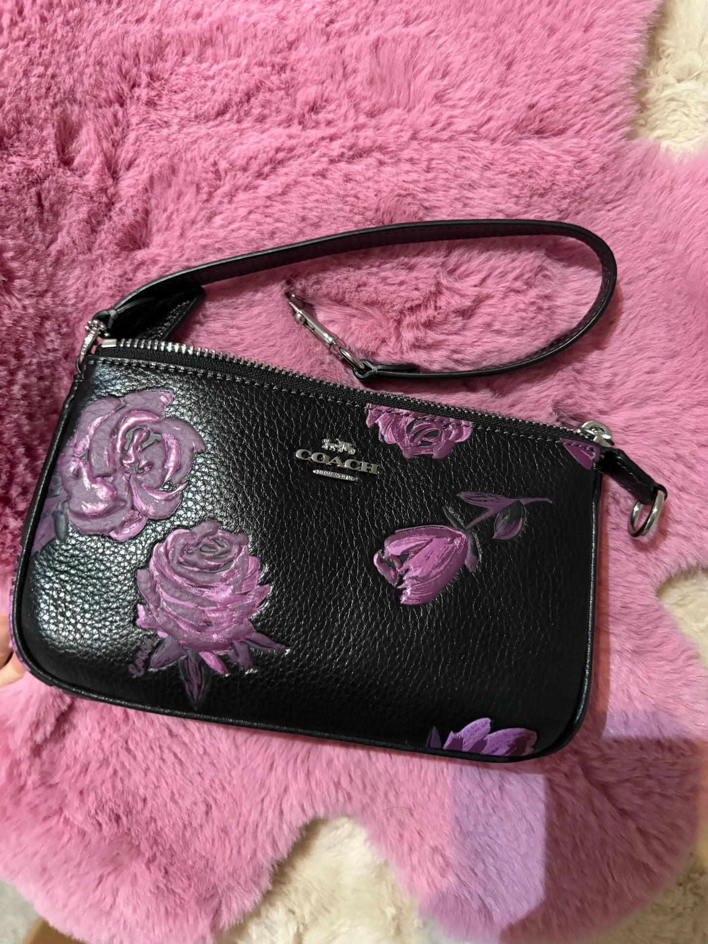 Coach purple flower nolita  - Image 9