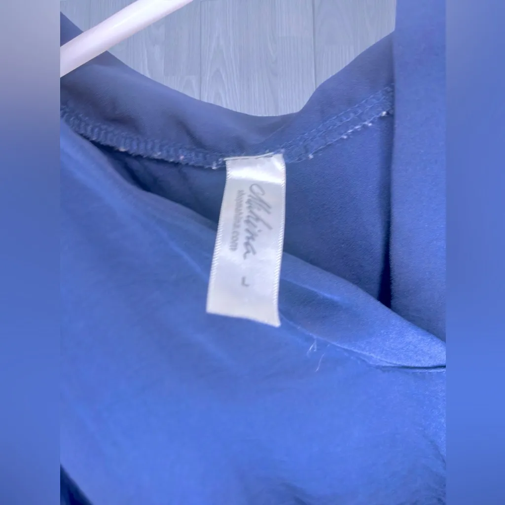 MAHINA Women’s Flowy Linen Blouse - Image 4