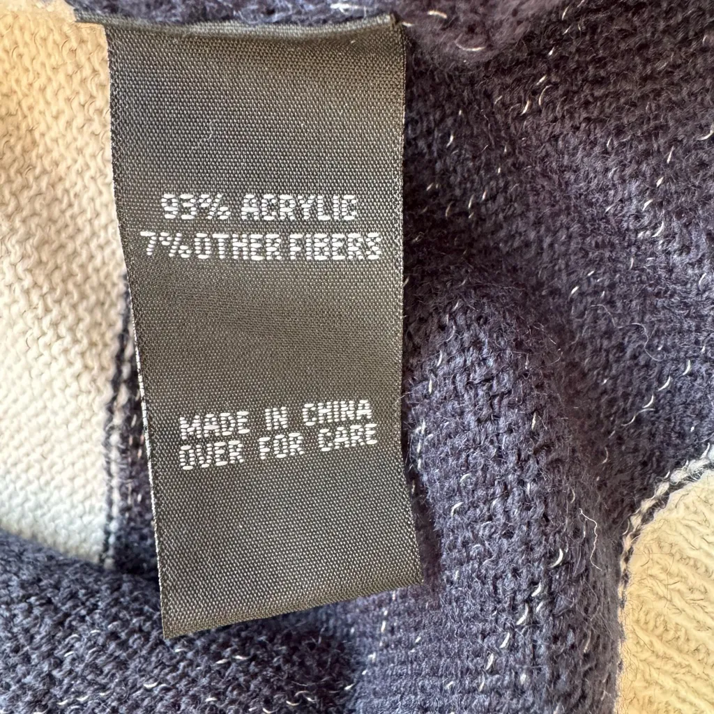 AB Studio Chevron Striped Sweater - Image 4