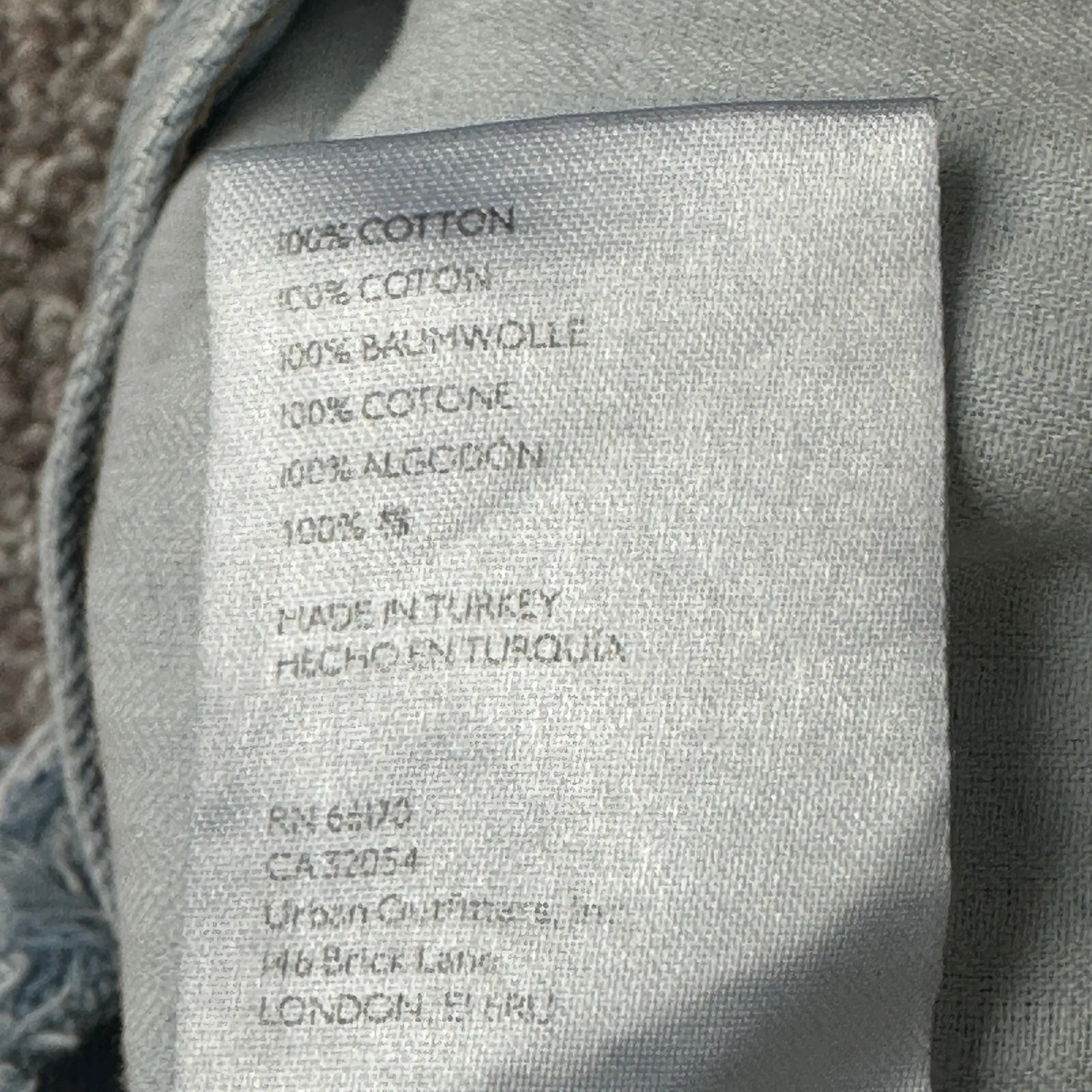 Free People Maggie Mid Rise Jean Shorts Womens 27 Light Wash Distressed Festival - Image 7