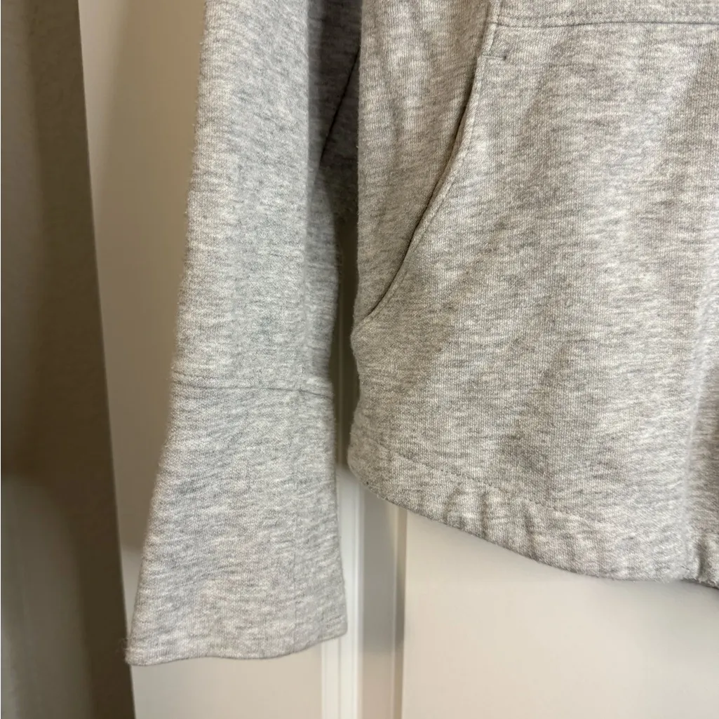 Women grey the North Face full zip hoodie - Image 2