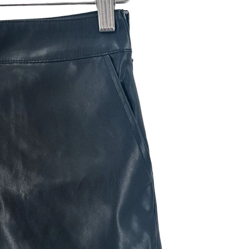 Dukes of Dallas Vegan Leather Mini Skirt - Image 97