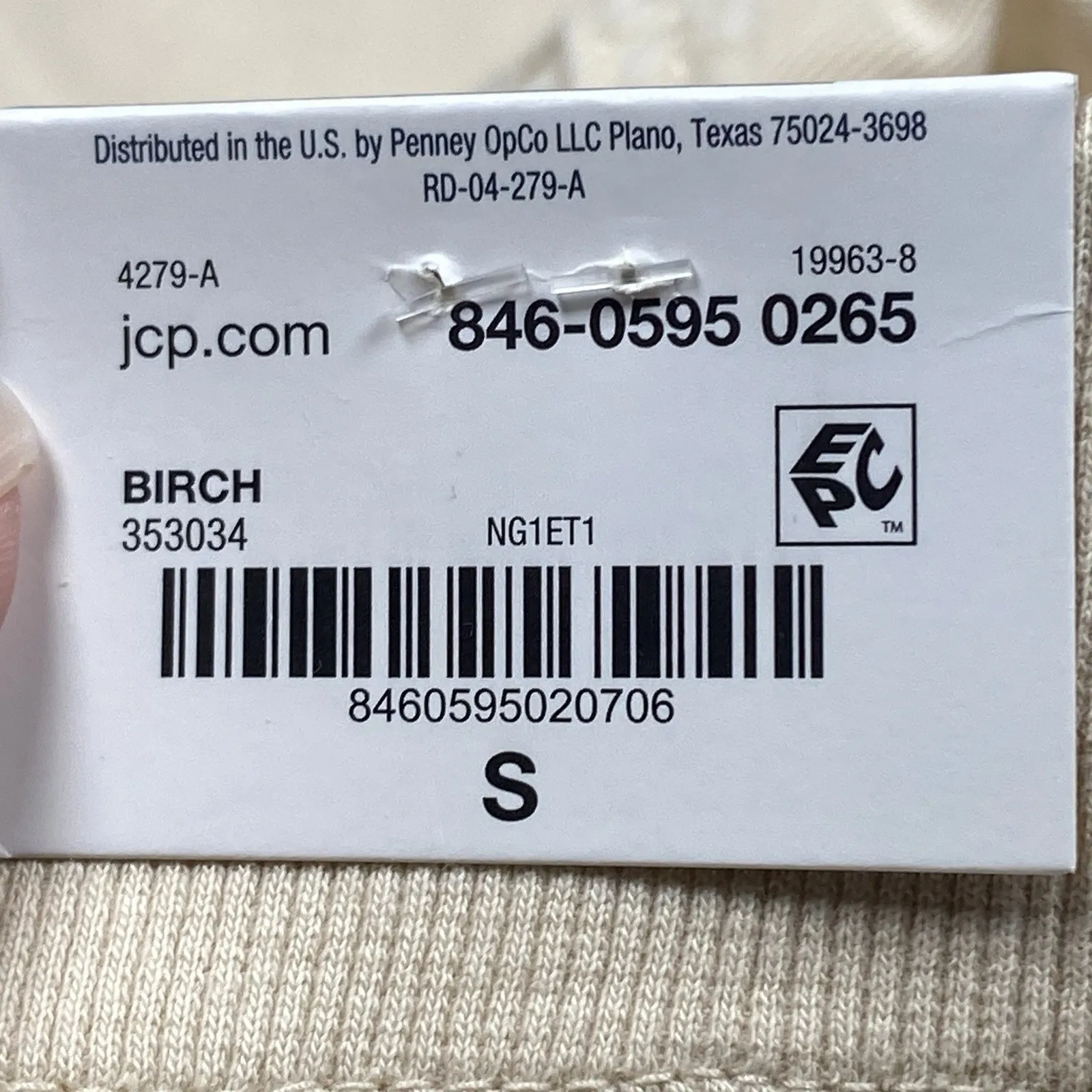 St John's Bay Wide Leg Crop Pants Women's Size Small Pull On Tencel Beige Birch - Image 5