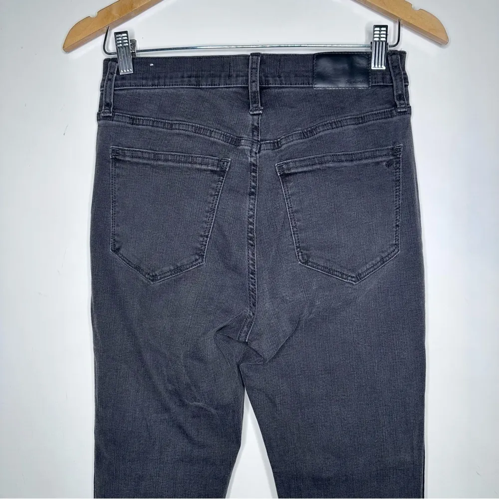 Madewell Berkeley Black 10" High-Rise Skinny Jeans Button-Through Edition - Image 7