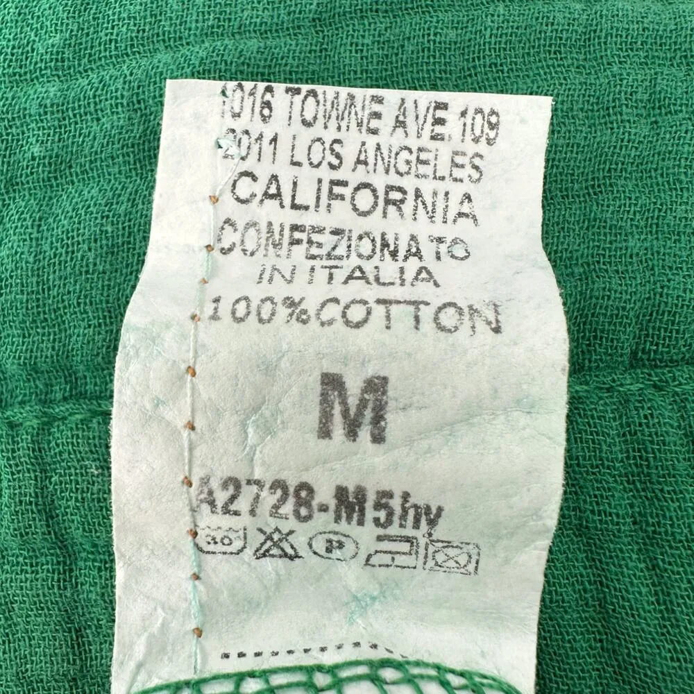 Keen The Label | NWT | M | Kelly Green Ciara Long Sleeve Collared V - Image 9