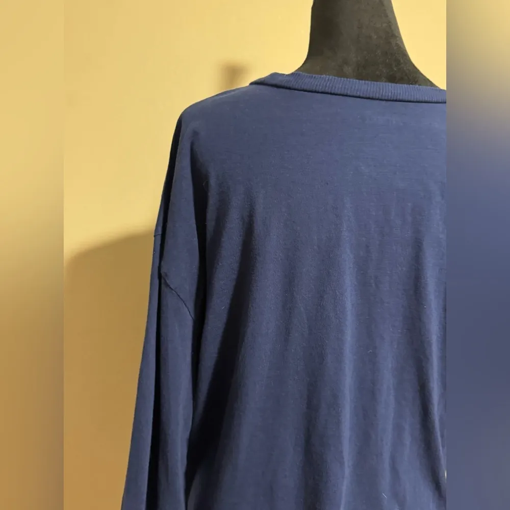 EUC Arizona Jean Co Blue Get Lost Graphic Long Sleeve Sweater size XXL - Image 6