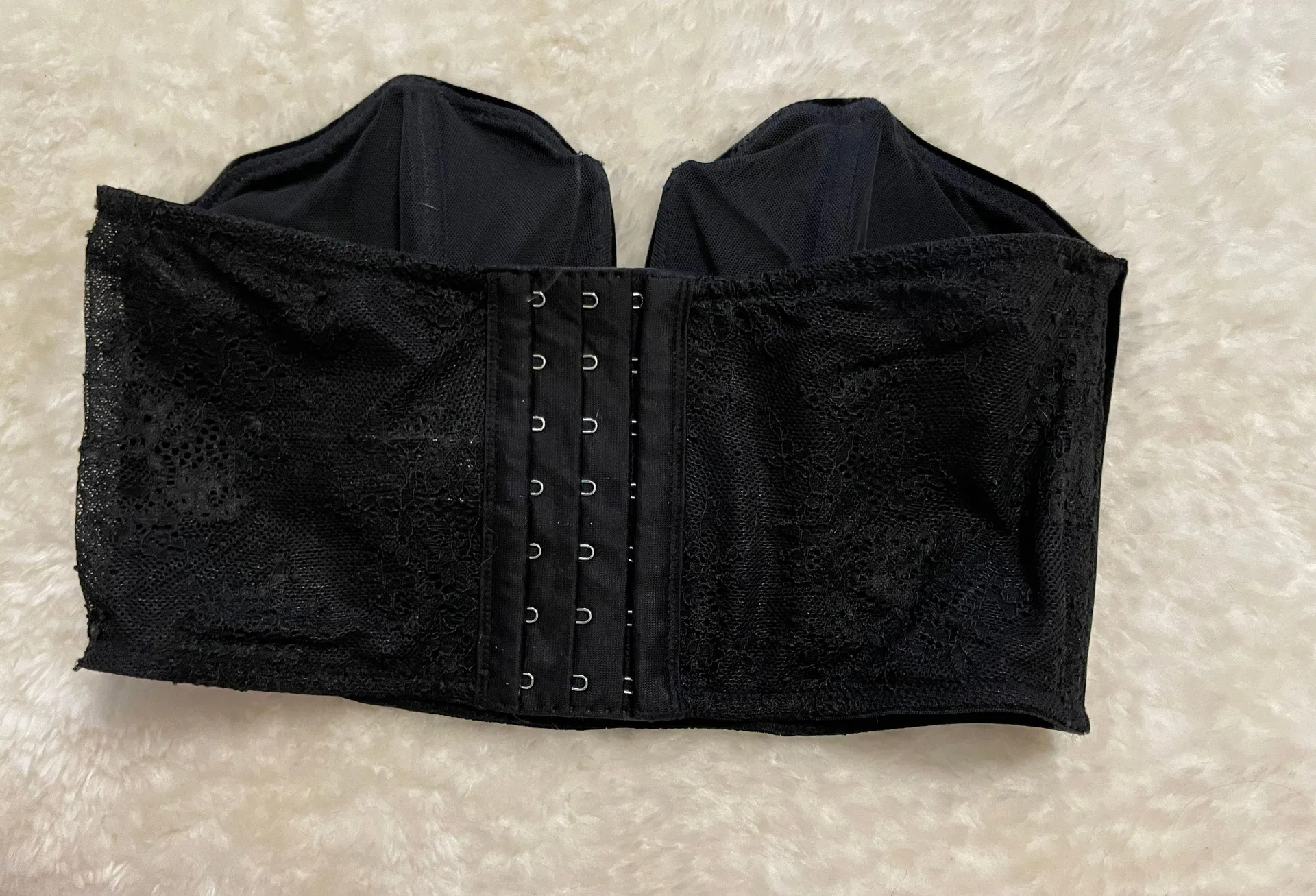 Black Velvet Bustier - Image 2