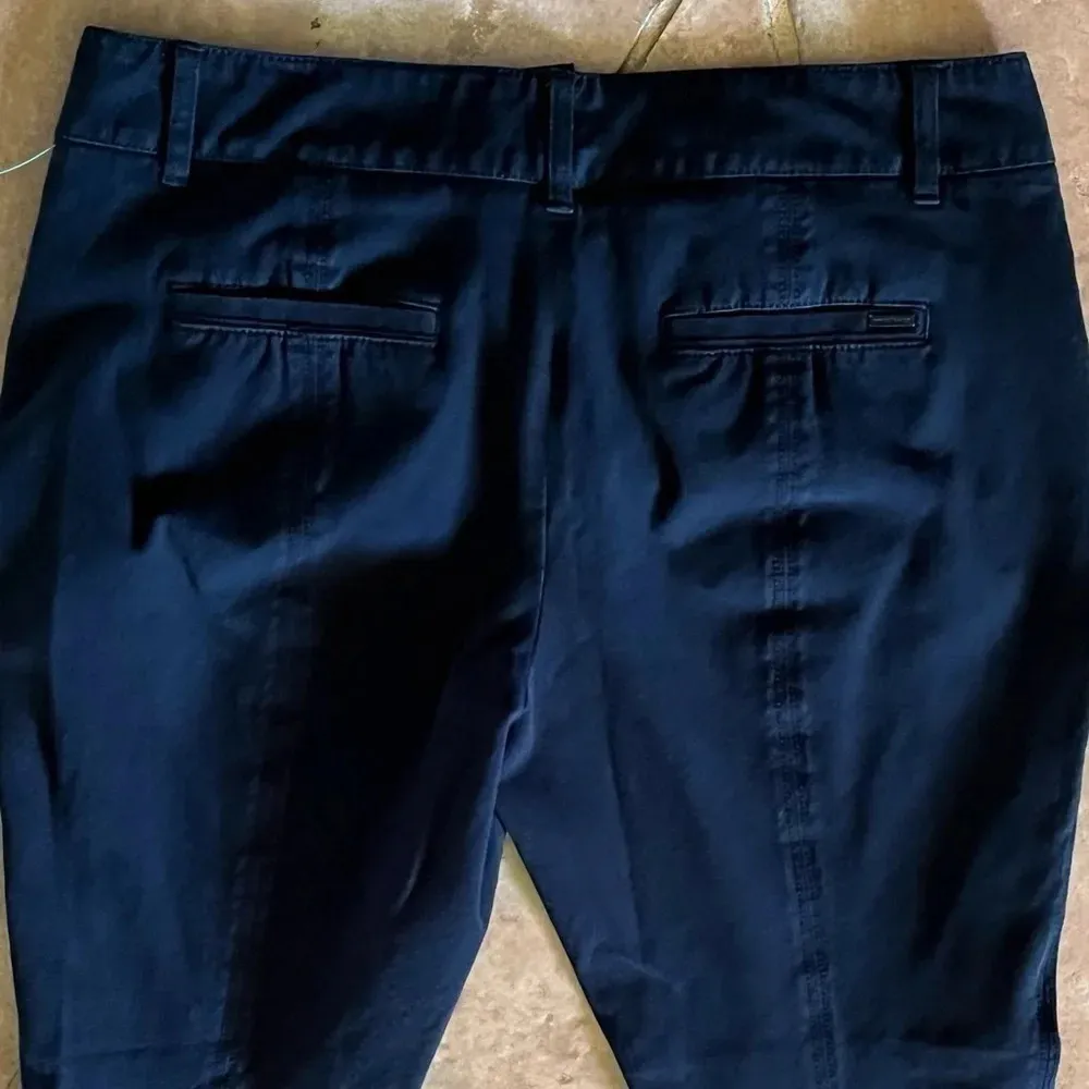 White House black market womens black ankle skinny pant casual grunge 8R - Image 10