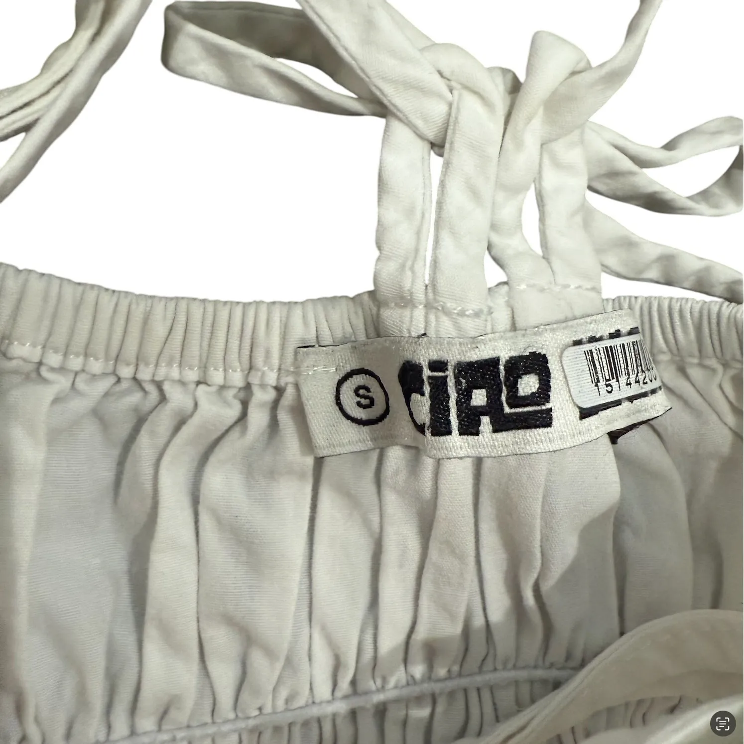 Ciao Lucia Volta Midi Dress in White, Size S White - Image 6