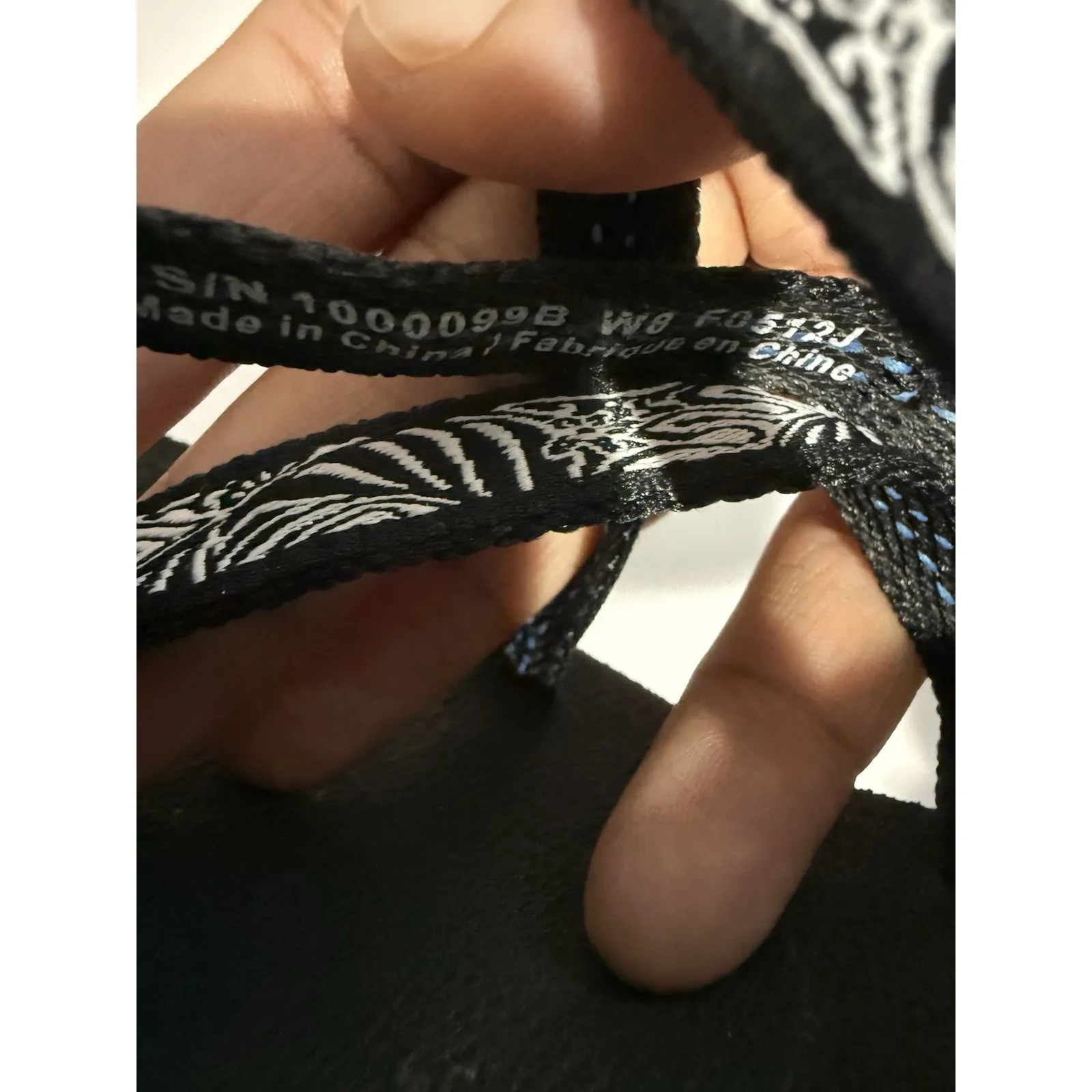 Teva Women's Flip Flops Sandals Size 8 Black‎ Strappy Thong Wedged Y2K D - Image 6